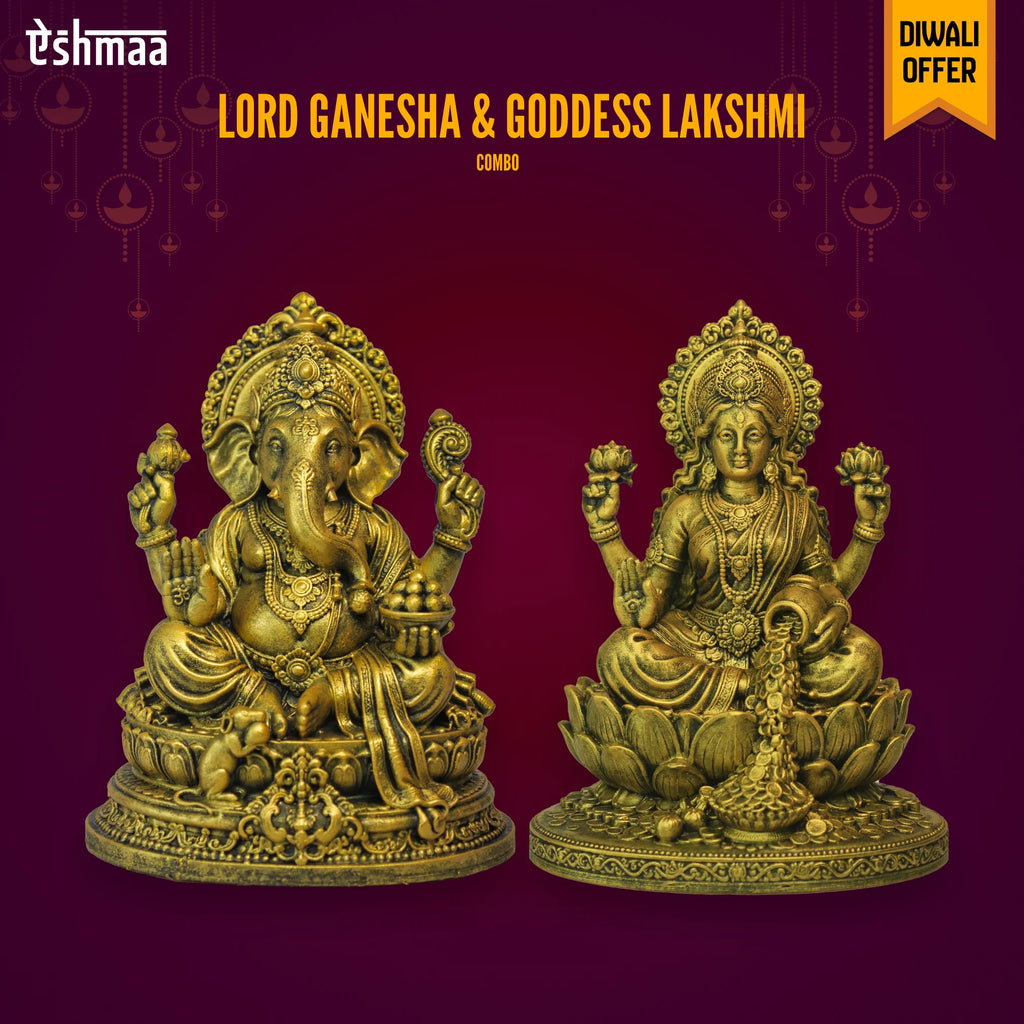 Lord Ganesha & Goddess Lakshmi (Combo)