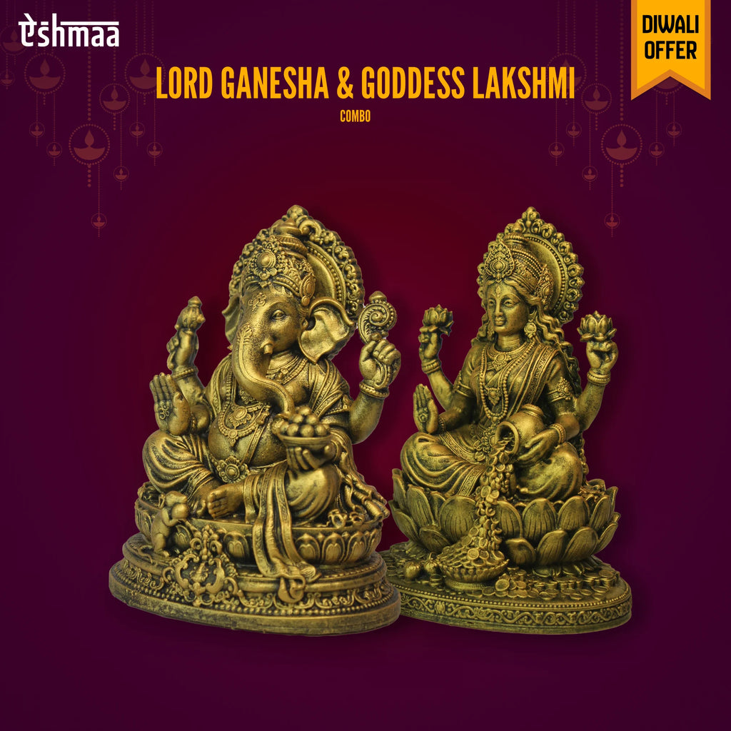 Lord Ganesha & Goddess Lakshmi (Combo)