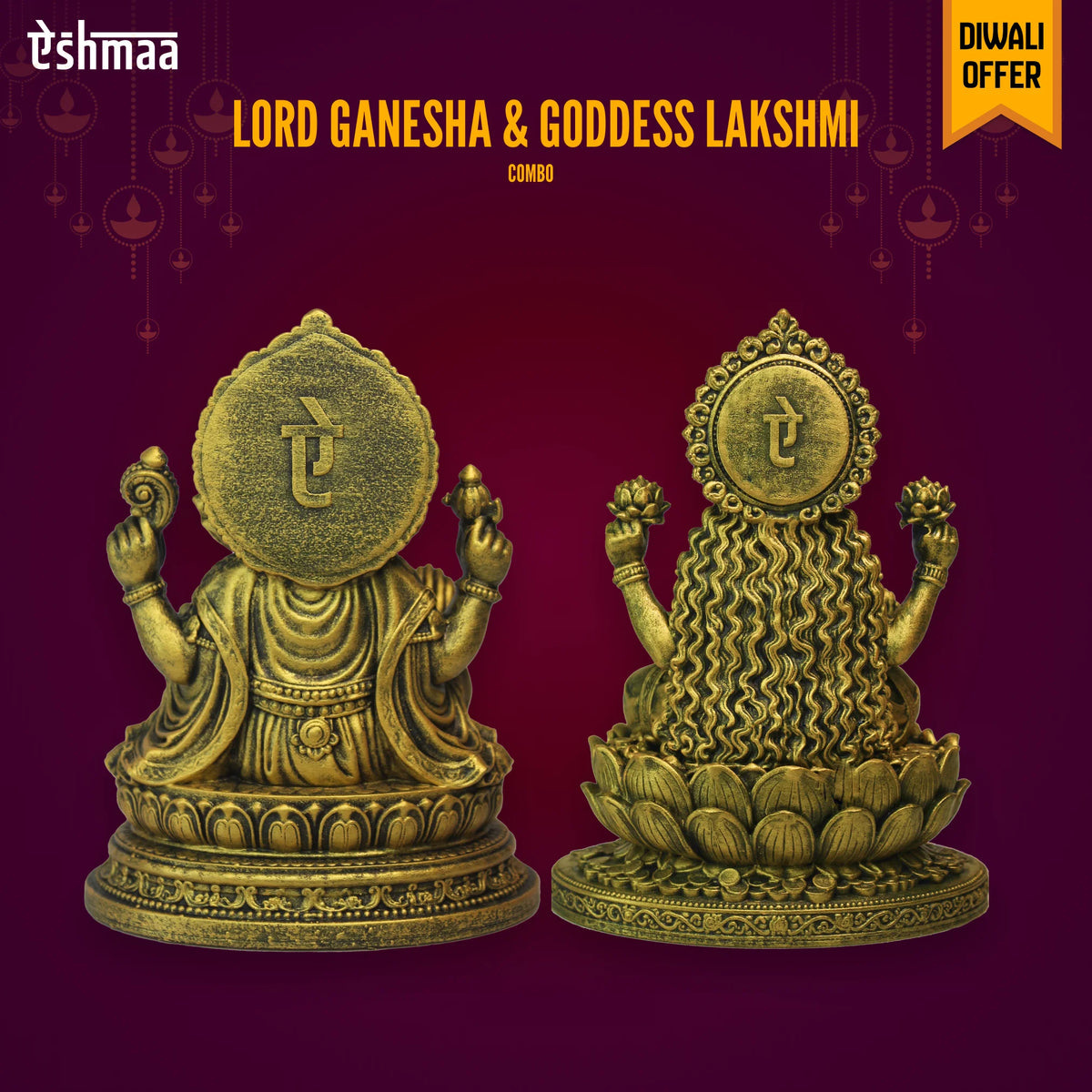 Lord Ganesha & Goddess Lakshmi (Combo)