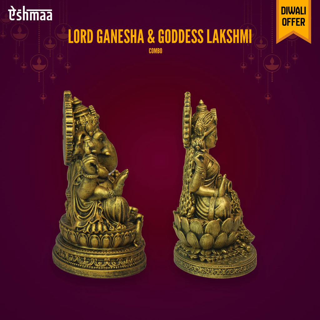 Lord Ganesha & Goddess Lakshmi (Combo)