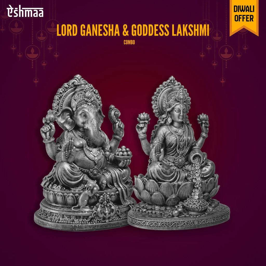 Lord Ganesha & Goddess Lakshmi (Combo)