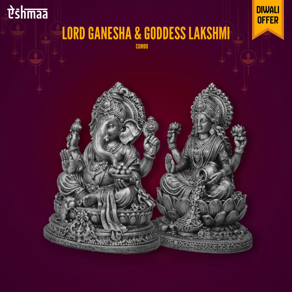 Lord Ganesha & Goddess Lakshmi (Combo)